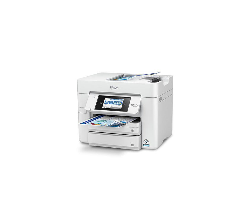 Epson WorkForce Pro WF-C4810 Inkjet Multifunction Printer - Color - Copier/Fax/Printer/Scanner - Automatic Duplex Print - Color Scanner - 1200 dpi Optical Scan - Color Fax - Wireless LAN - For ...
