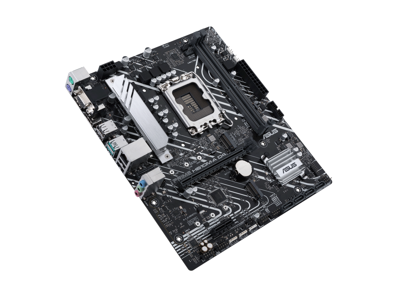 ASUS PRIME H610M-A D4-CSM LGA 1700 (Intel 12th & 13th Gen) Micro-ATX Commercial Motherboard (PCIe 4.0, DDR4, 2xM.2 slots, 1Gb LAN, rear USB 3.2 Gen 2 ports, DP/HDMI/D-Sub, SPI-TPM header, ACCE)