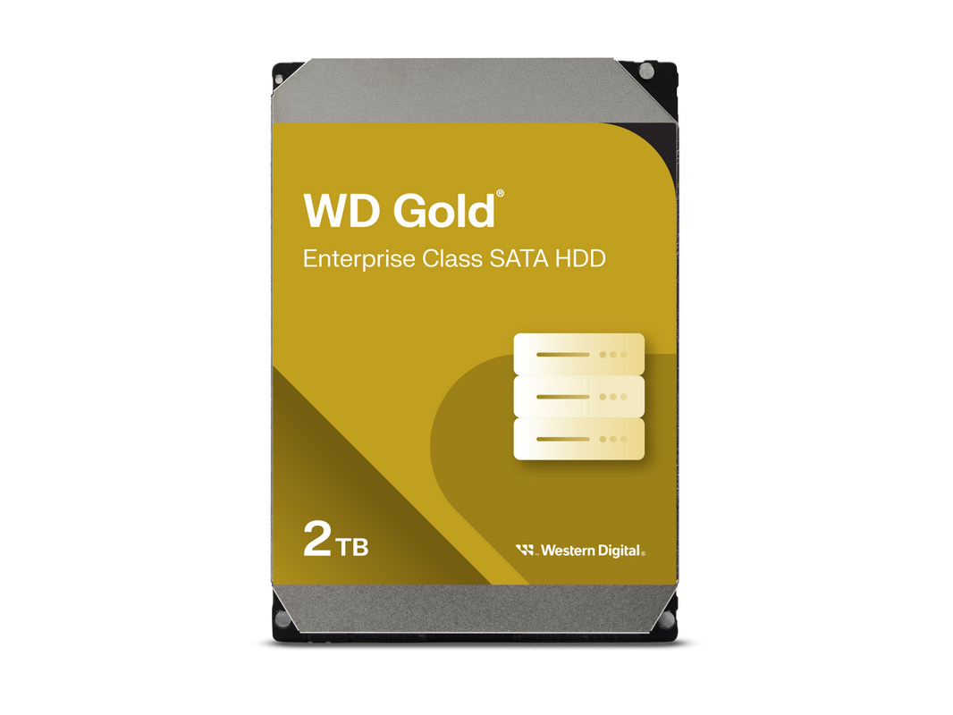 WD Gold 2TB Enterprise Class Hard Disk Drive - 7200 RPM Class SATA 6Gb/s 128MB Cache 3.5 Inch - WD2005FBYZ