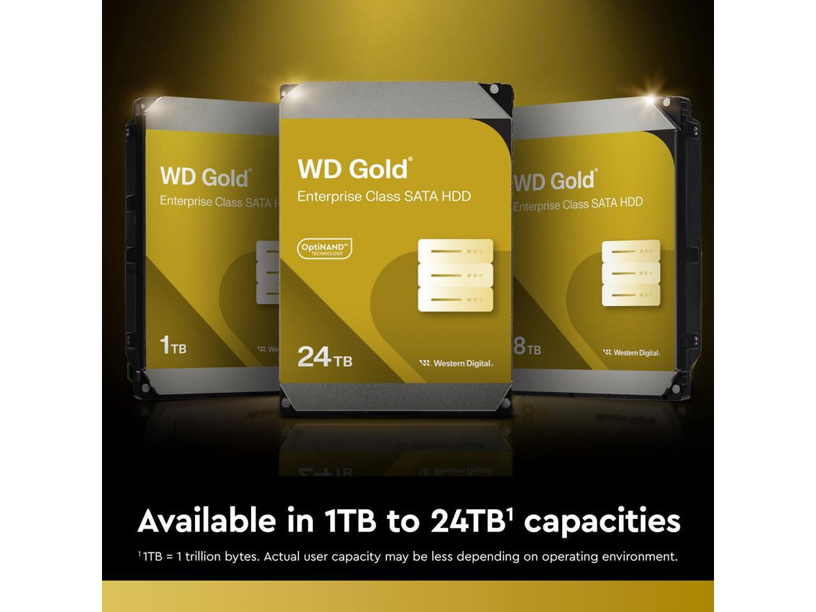 WD Gold 2TB Enterprise Class Hard Disk Drive - 7200 RPM Class SATA 6Gb/s 128MB Cache 3.5 Inch - WD2005FBYZ