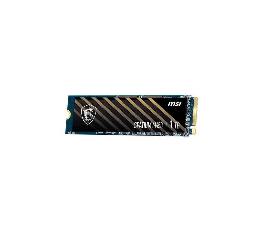 MSI SPATIUM M450 M.2 2280 1TB PCI-Express 4.0 x4, NVMe 1.4 3D NAND Internal Solid State Drive (SSD)