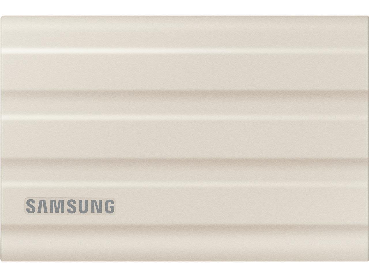 SAMSUNG T7 Shield Portable External Solid State Drive USB 3.2 1TB , IP65 Water Resistant, Compatible with PC / Mac / Android / Gaming Consoles (MUPE1T0K/AM), Beige