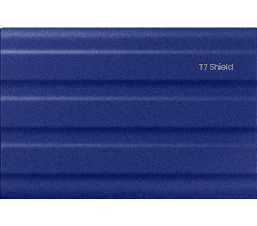 SAMSUNG T7 Shield 1TB, Portable SSD, up to 1050MB/s, USB 3.2 Gen2, Rugged, IP65 Rated, for Photographers, Content Creators and Gaming , External Solid State Drive (MU-PE1T0R/AM, 2022), Blue