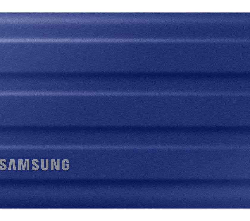 SAMSUNG T7 Shield 1TB, Portable SSD, up to 1050MB/s, USB 3.2 Gen2, Rugged, IP65 Rated, for Photographers, Content Creators and Gaming , External Solid State Drive (MU-PE1T0R/AM, 2022), Blue