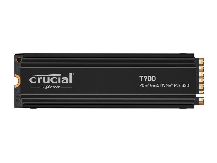 Crucial T700 GEN5 NVME M.2  SSD w/ Heatsink 2280 1TB PCI-Express 5.0 x4 TLC NAND² Internal Solid State Drive (SSD) CT1000T700SSD5