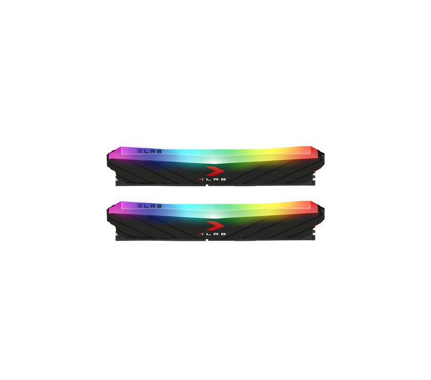 PNY XLR8 Gaming EPIC-X RGB 16GB (2 x 8GB) 288-Pin PC RAM DDR4 3200 (PC4 25600) Desktop Memory Model MD16GK2D4320016XRGB