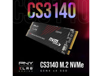 PNY XLR8 CS3140 M.2 2280 4TB PCI-Express 4.0 x4, NVMe 1.4 3D NAND Internal Solid State Drive (SSD) M280CS3140-4TB-RB