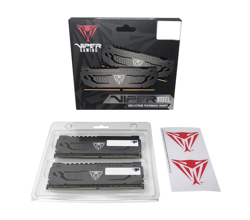 Patriot Viper Steel 32GB (2 x 16GB) DDR4 3200 (PC4 25600) Desktop Memory Model PVS432G320C6K