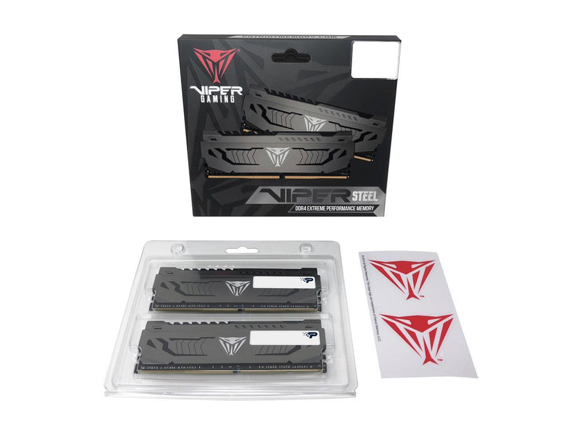 Patriot Viper Steel 32GB (2 x 16GB) DDR4 3200 (PC4 25600) Desktop Memory Model PVS432G320C6K