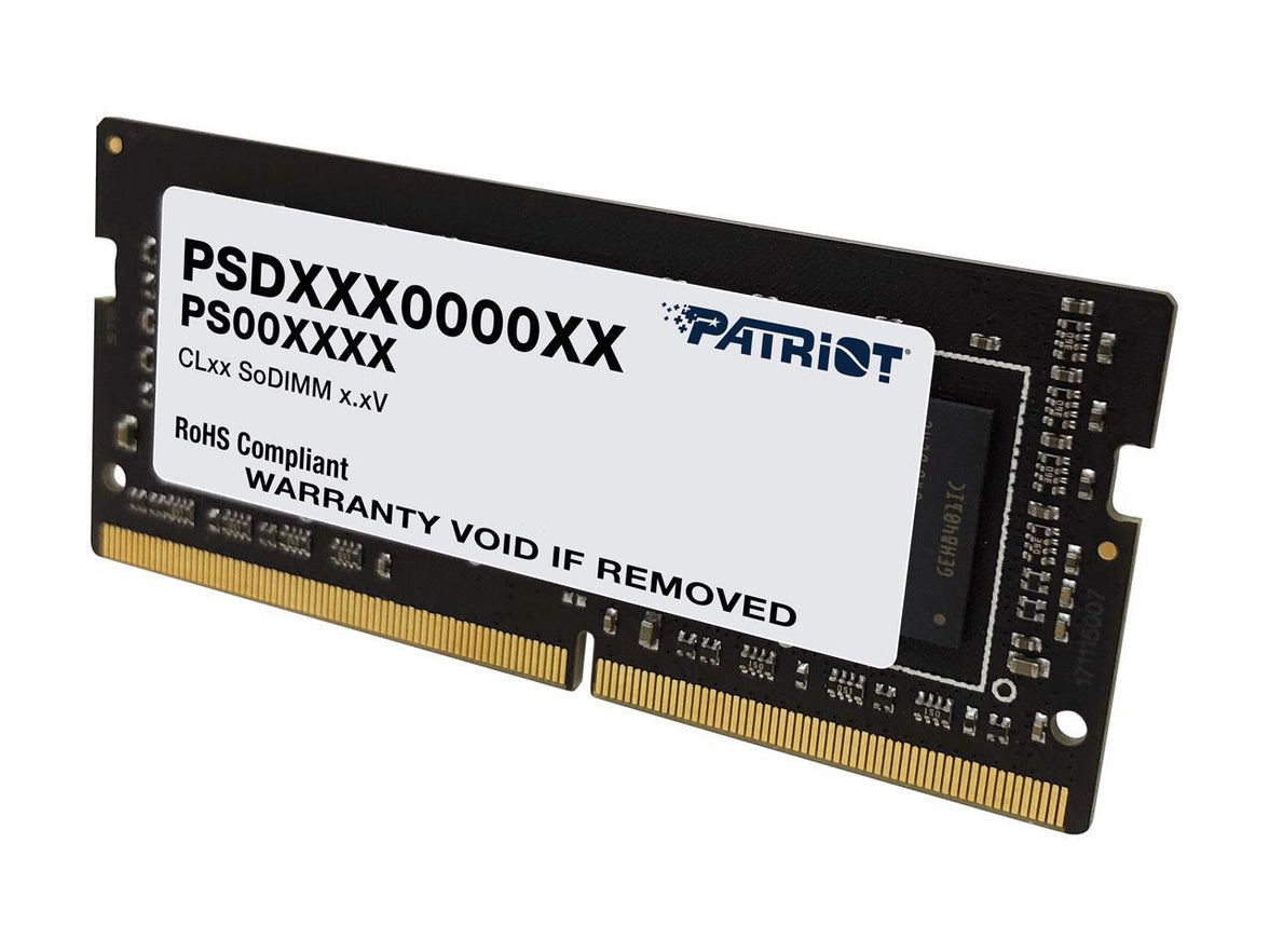 Patriot Signature Line 32GB 260-Pin DDR4 SO-DIMM DDR4 3200 (PC4 25600) Laptop Memory Model PSD432G32002S