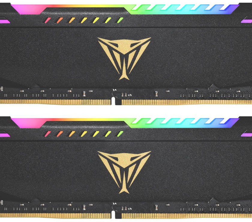 Patriot Viper Steel RGB 32GB (2 x 16GB) 288-Pin PC RAM DDR4 3600 (PC4 28800) Desktop Memory Model PVSR432G360C0K