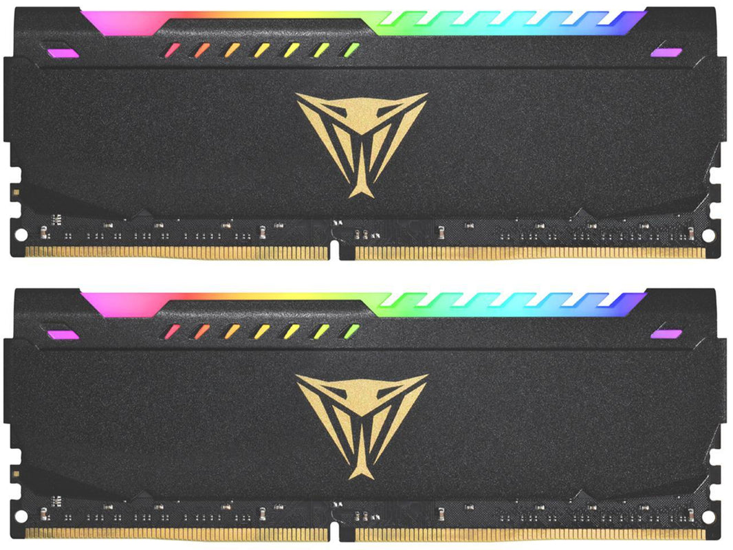 Patriot Viper Steel RGB 32GB (2 x 16GB) 288-Pin PC RAM DDR4 3600 (PC4 28800) Desktop Memory Model PVSR432G360C0K