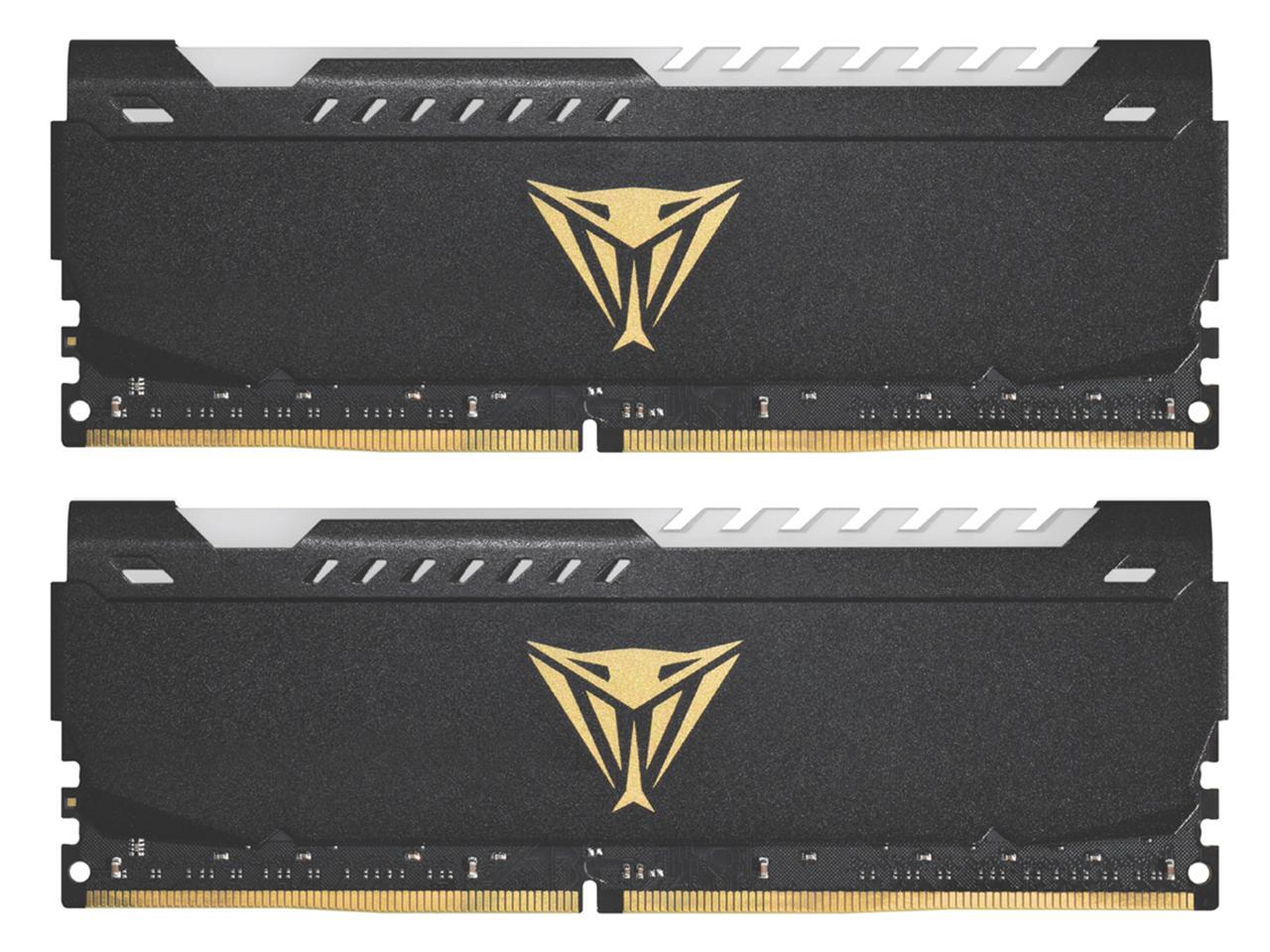 Patriot Viper Steel RGB 32GB (2 x 16GB) 288-Pin PC RAM DDR4 3600 (PC4 28800) Desktop Memory Model PVSR432G360C0K