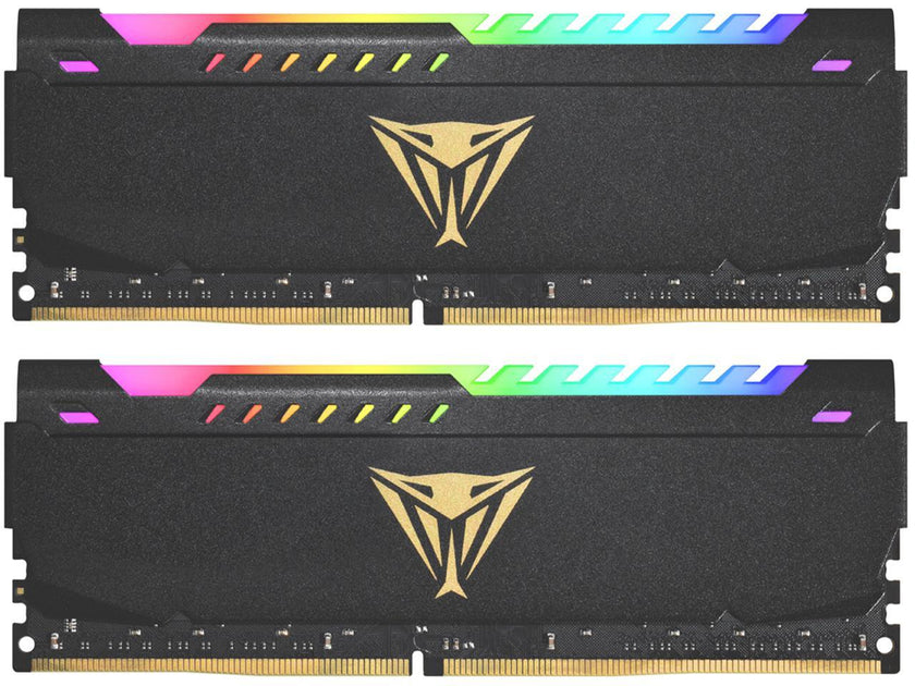 Patriot Viper Steel RGB 64GB (2 x 32GB) 288-Pin PC RAM DDR4 3600 (PC4 28800) Desktop Memory Model PVSR464G360C0K