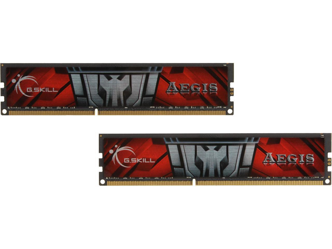G.SKILL Aegis 16GB (2 x 8GB) DDR3 1600 (PC3 12800) Desktop Memory Model F3-1600C11D-16GIS