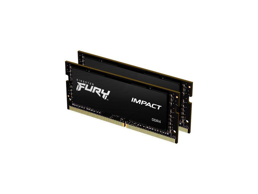 Kingston Impact 64GB (2 x 32GB) 260-Pin DDR4 SO-DIMM DDR4 3200 (PC4 25600) Memory (Notebook Memory) Model KF432S20IBK2/64