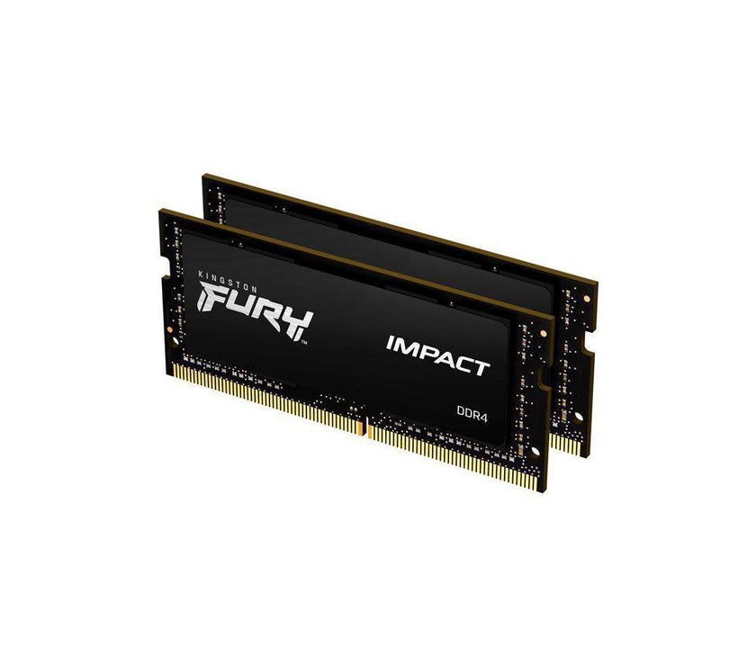 Kingston Impact 64GB (2 x 32GB) 260-Pin DDR4 SO-DIMM DDR4 3200 (PC4 25600) Memory (Notebook Memory) Model KF432S20IBK2/64