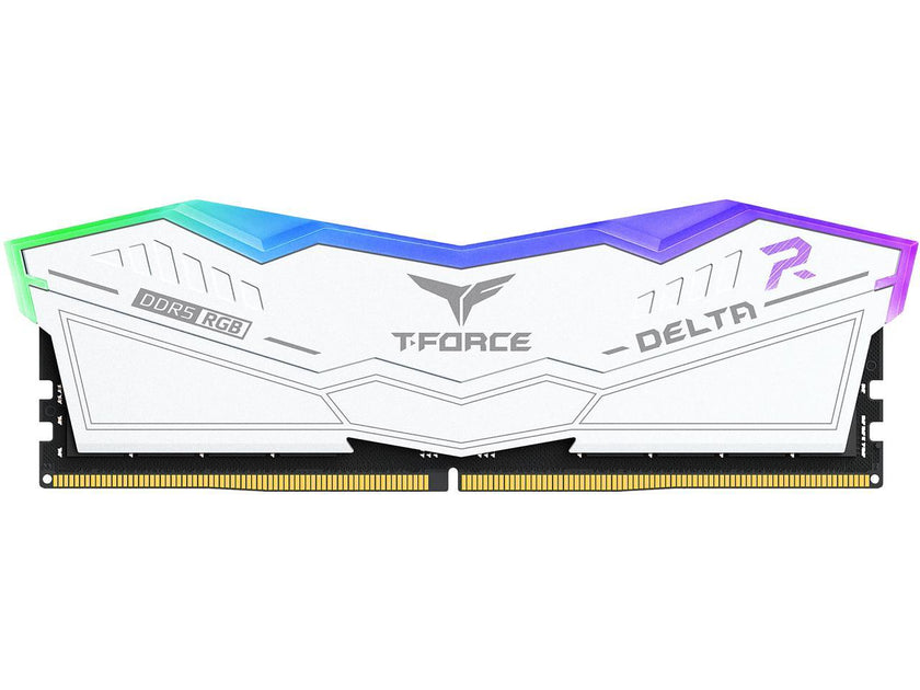 Team T-Force Delta RGB 32GB (2 x 16GB) 288-Pin PC RAM DDR5 6000 (PC5 48000) Desktop Memory Model FF4D532G6000HC28ADC01