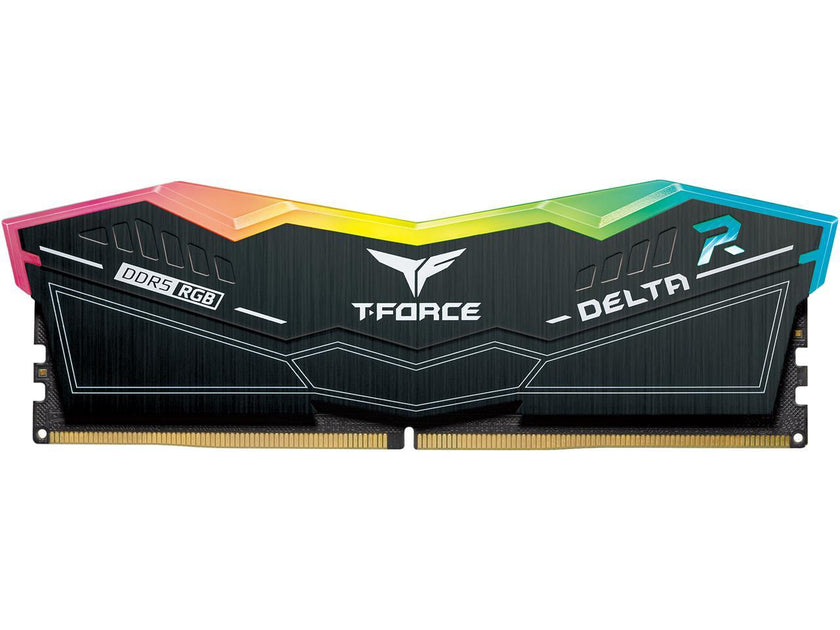 Team T-Force Delta RGB 32GB (2 x 16GB) 288-Pin PC RAM DDR5 6000 (PC5 48000) Desktop Memory Model FF3D532G6000HC28ADC01