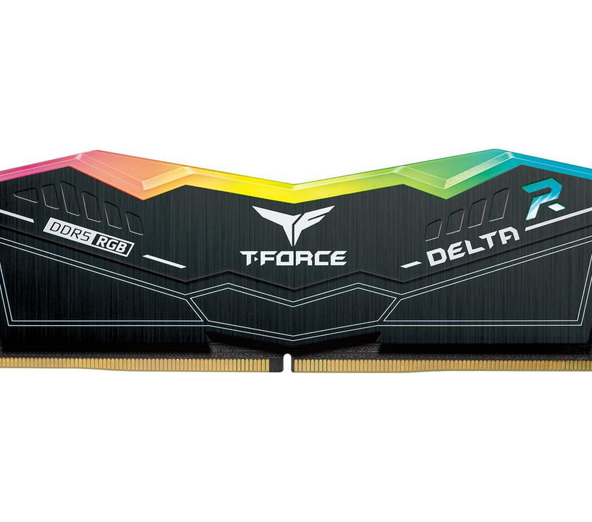 Team T-Force Delta RGB 32GB (2 x 16GB) 288-Pin PC RAM DDR5 6000 (PC5 48000) Desktop Memory Model FF3D532G6000HC28ADC01