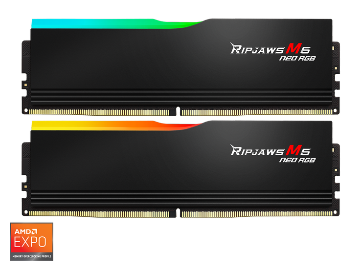 G.SKILL Ripjaws M5 RGB Series 32GB (2 x 16GB) 288-Pin PC RAM DDR5 6000 (PC5 48000) Desktop Memory