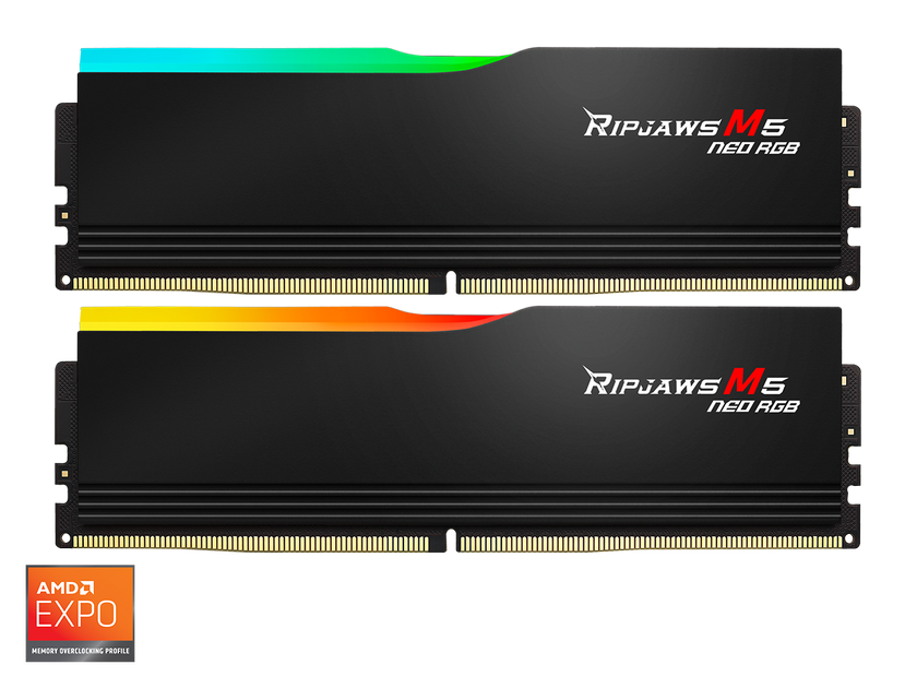 G.SKILL Ripjaws M5 RGB Series 32GB (2 x 16GB) 288-Pin PC RAM DDR5 6400 (PC5 51200) Desktop Memory