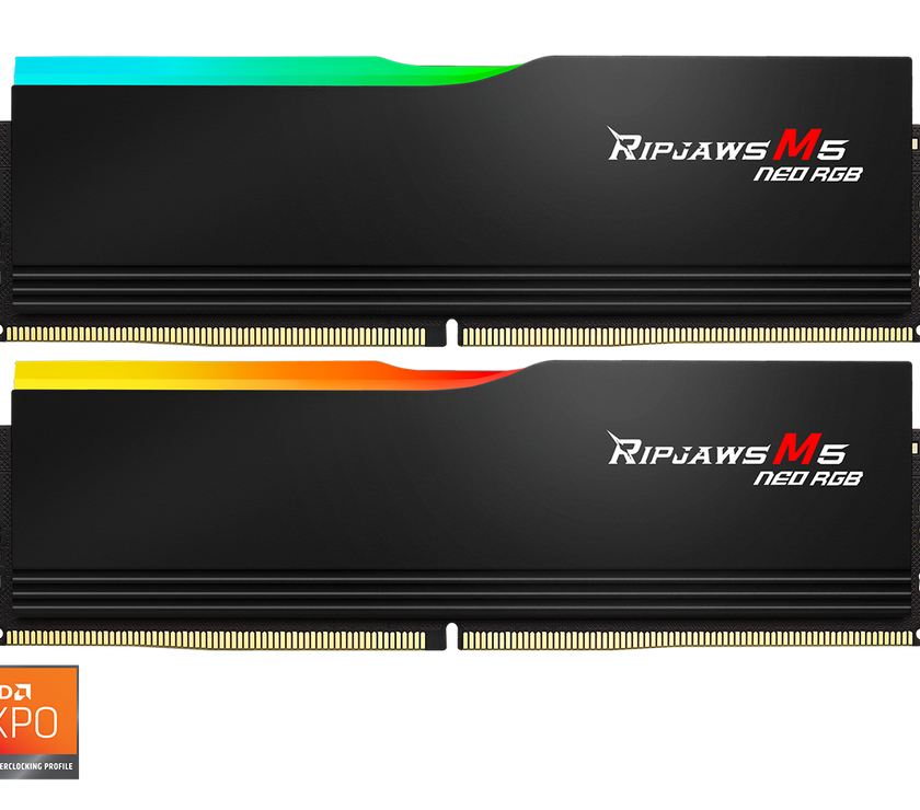 G.SKILL Ripjaws M5 RGB Series 32GB (2 x 16GB) 288-Pin PC RAM DDR5 6400 (PC5 51200) Desktop Memory