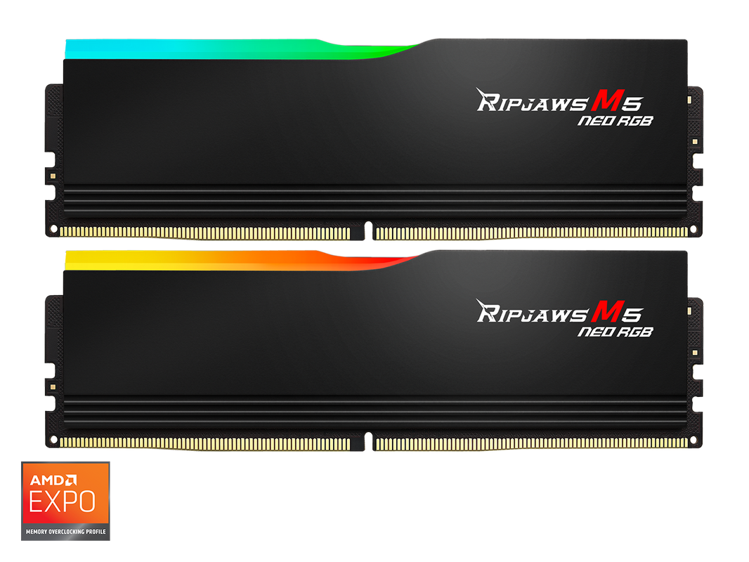 G.SKILL Ripjaws M5 RGB Series 32GB (2 x 16GB) 288-Pin PC RAM DDR5 6400 (PC5 51200) Desktop Memory