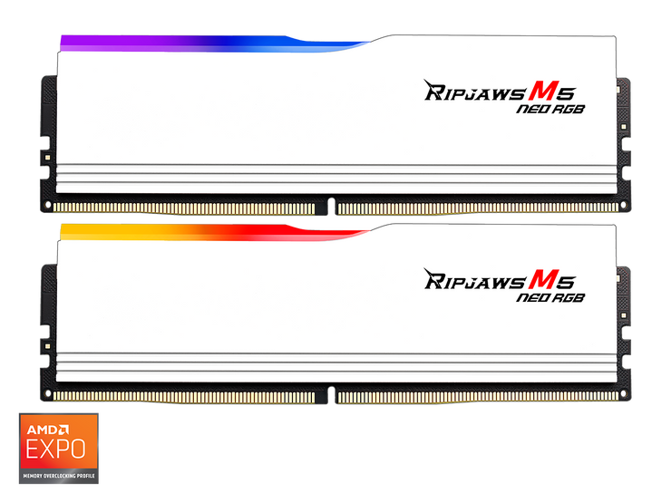 G.SKILL Ripjaws M5 RGB Series 32GB (2 x 16GB) 288-Pin PC RAM DDR5 6000 (PC5 48000) Desktop Memory