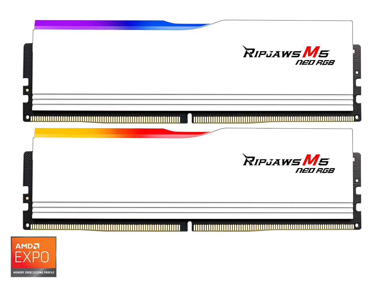 G.SKILL Ripjaws M5 RGB Series 32GB (2 x 16GB) 288-Pin PC RAM DDR5 6000 (PC5 48000) Desktop Memory