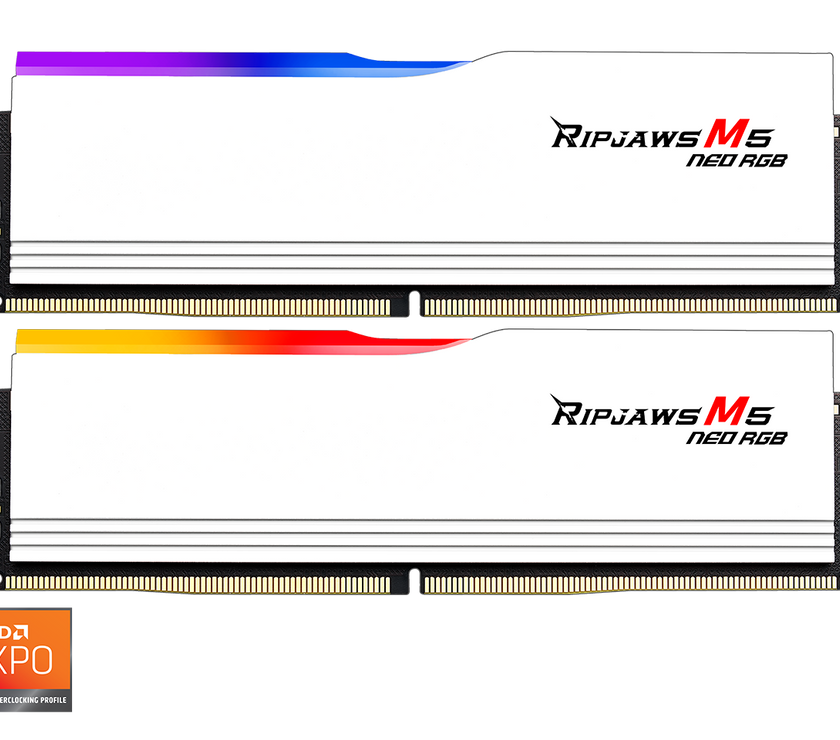 G.SKILL Ripjaws M5 RGB Series 32GB (2 x 16GB) 288-Pin PC RAM DDR5 6000 (PC5 48000) Desktop Memory