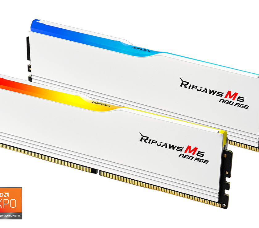 G.SKILL Ripjaws M5 RGB Series 32GB (2 x 16GB) 288-Pin PC RAM DDR5 6000 (PC5 48000) Desktop Memory