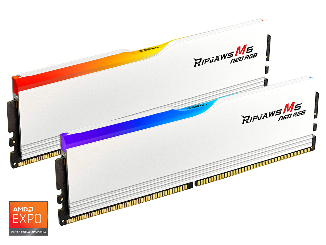 G.SKILL Ripjaws M5 RGB Series 32GB (2 x 16GB) 288-Pin PC RAM DDR5 6000 (PC5 48000) Desktop Memory