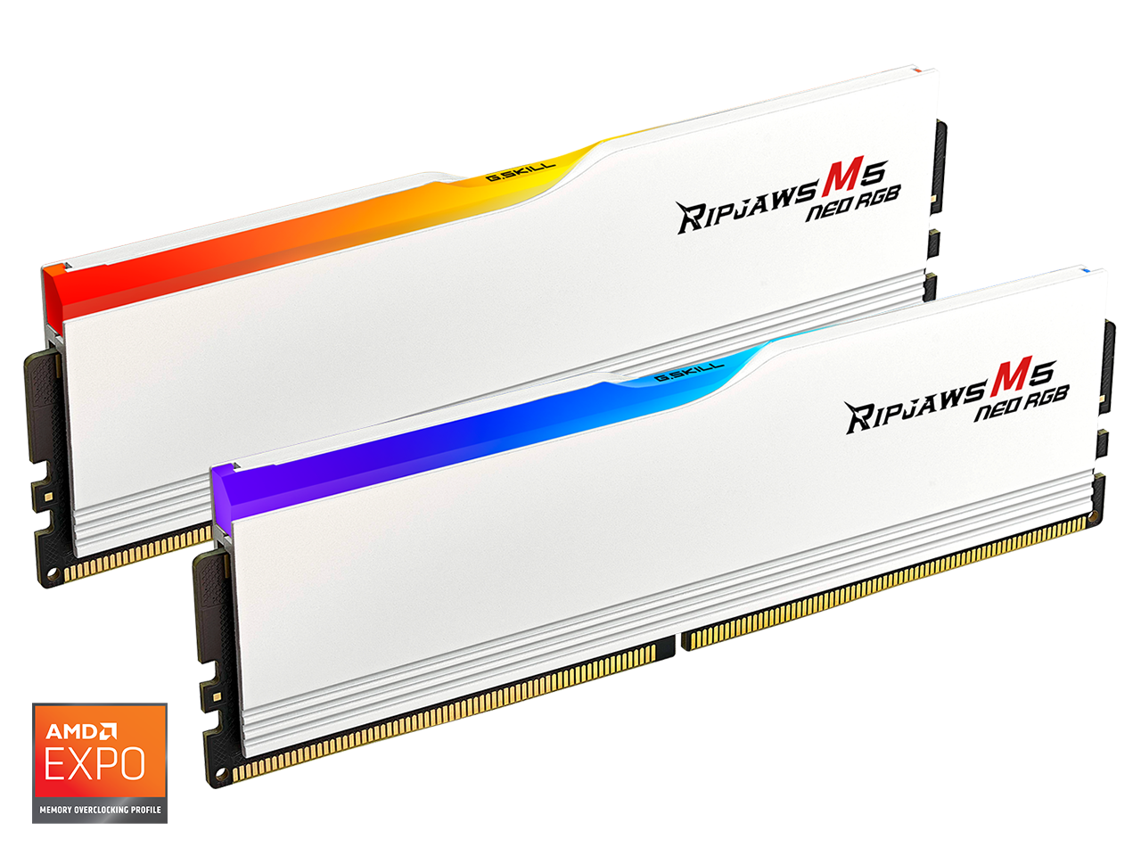 G.SKILL Ripjaws M5 RGB Series 32GB (2 x 16GB) 288-Pin PC RAM DDR5 6000 (PC5 48000) Desktop Memory