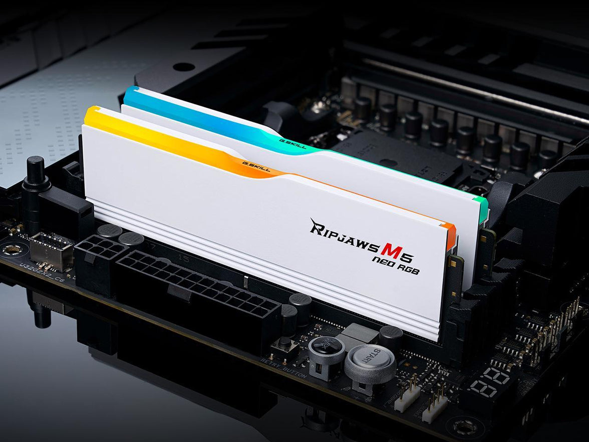 G.SKILL Ripjaws M5 RGB Series 32GB (2 x 16GB) 288-Pin PC RAM DDR5 6000 (PC5 48000) Desktop Memory