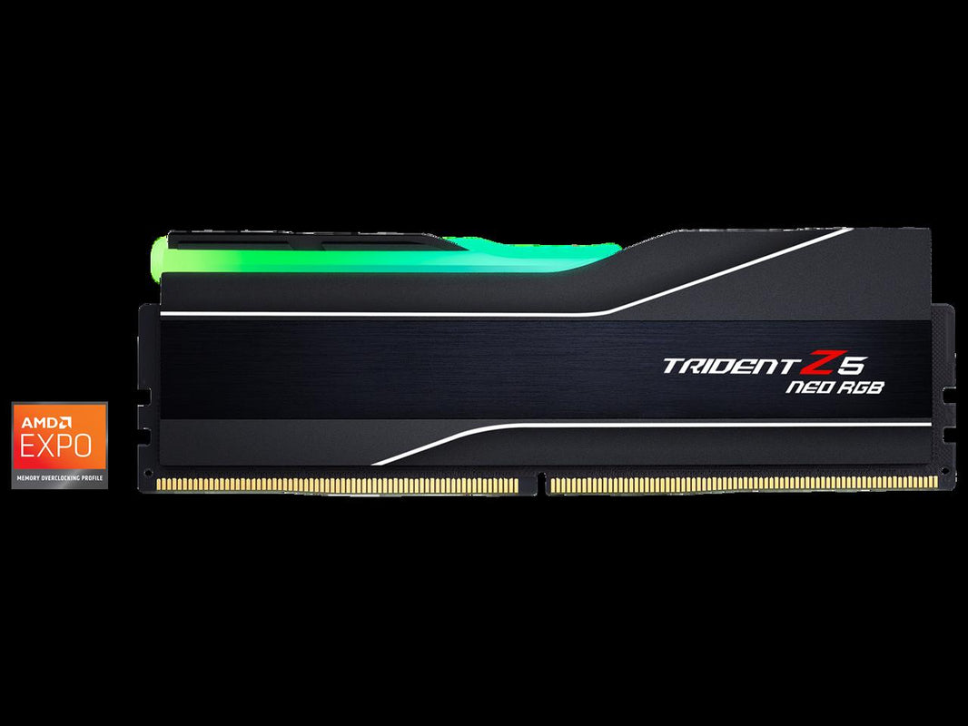 G.SKILL Trident Z5 Neo RGB Series AMD EXPO 16GB 288-Pin PC RAM DDR5 6000 (PC5 48000) Desktop Memory Model F5-6000J3038F16GH1-TZ5NR