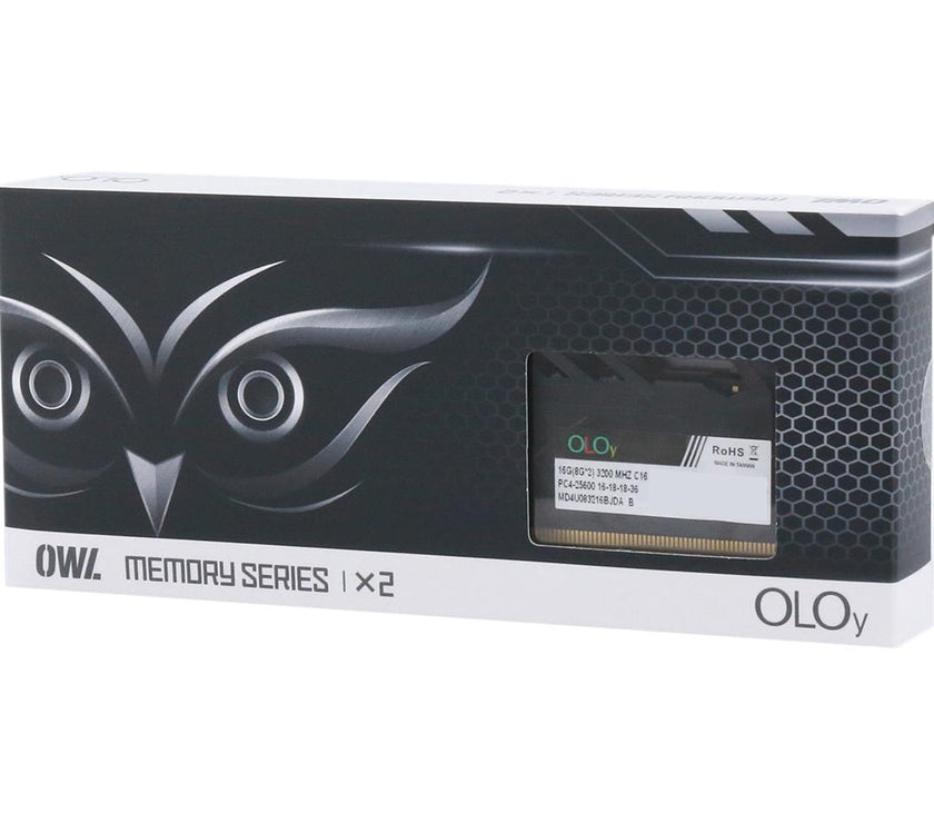 OLOy OWL 32GB (2 x 16GB) 288-Pin PC RAM DDR4 3600 (PC4 28800) Desktop Memory Model MD4U1636181CHKDA