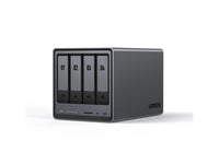 UGREEN NASync DXP4800, 4-Bay NAS with Intel®  N100 Quad-Core CPU (Up to 3.4GHz) 8GB DDR5, 2x M.2 PCIe Slots, 2.5GbE Port, SD Card Reader (Diskless)