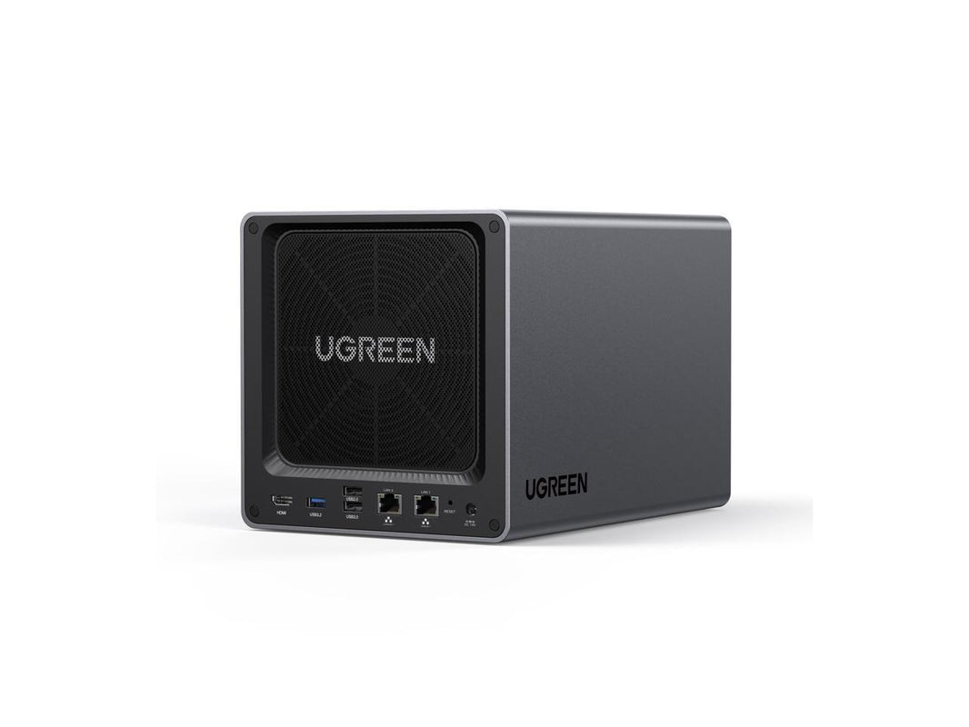 UGREEN NASync DXP4800 Plus, 4-Bay Thunderbolt™ NAS with Intel®  Pentium Gold, 5-Core CPU (Up to 4.40 GHz), 8GB DDR5, 1x 2.5GbE, 1x 10GbE, 2x TBT4, SD Slot (Diskless)