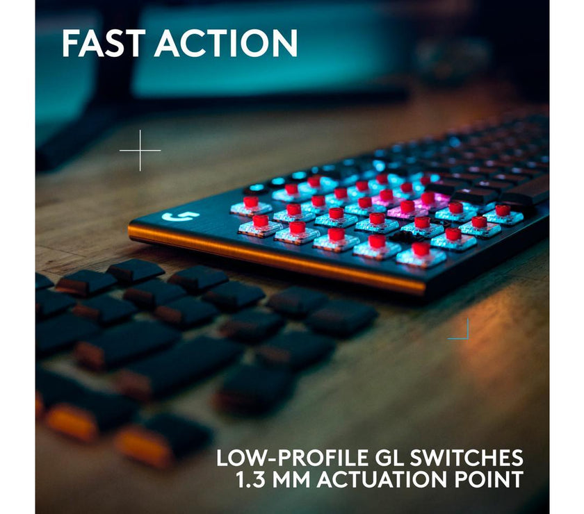 Logitech G915 X LIGHTSPEED Clicky Wireless Full-Size Gaming Keyboard