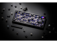 ASUS ROG Azoth Extreme 75 Custom Gaming Keyboard, Aluminum Chassis, Carbon Fiber Positioning Plate, Adjustable Gasket Mount, 3-Layer Dampening, Color OLED Touchscreen, ROG NX Snow Switches, PBT Keycaps