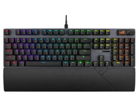 ASUS ROG Strix Scope II X Wired USB Mechanical Gaming Keyboard - 100% Full-Size, Hot Swappable Pre-lubed ROG NX Storm V2 Clicky Switches, PBT Keycaps, RGB, PC/Mac Support - Black