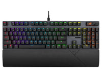 ASUS ROG Strix Scope II X Wired USB Mechanical Gaming Keyboard - 100% Full-Size, Hot Swappable Pre-lubed ROG NX Storm V2 Clicky Switches, PBT Keycaps, RGB, PC/Mac Support - Black