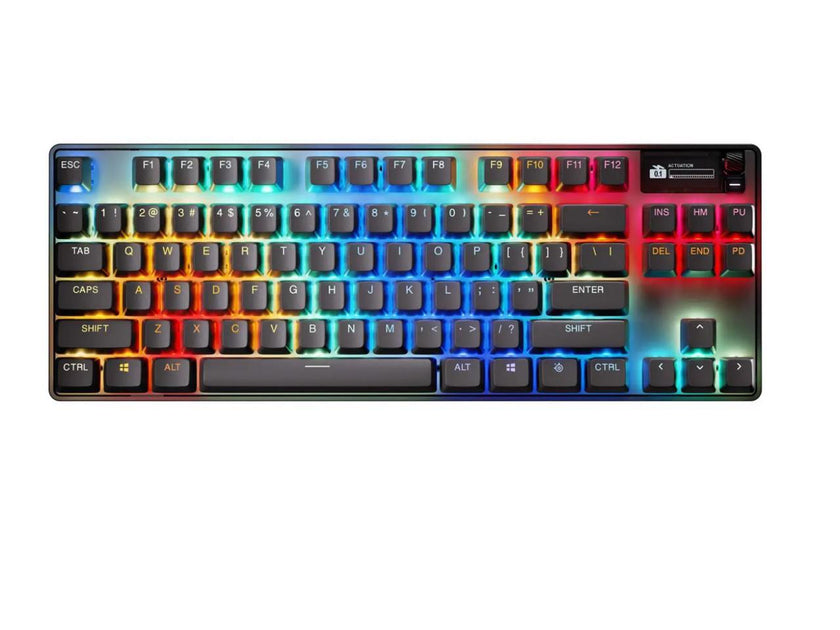 SteelSeries 64871 Apex Pro TKL Gen 3 Wireless HyperMagnetic Gaming Keyboard - With Rapid Tap, Rapid Trigger, Adjustable Actuation Gaming Keyboard