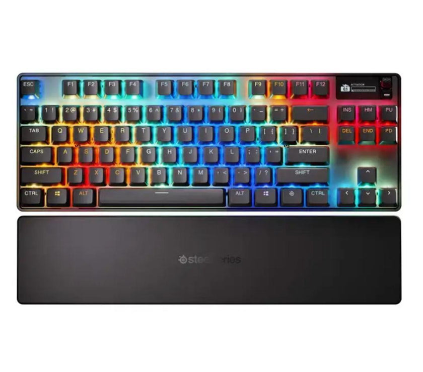 SteelSeries 64871 Apex Pro TKL Gen 3 Wireless HyperMagnetic Gaming Keyboard - With Rapid Tap, Rapid Trigger, Adjustable Actuation Gaming Keyboard