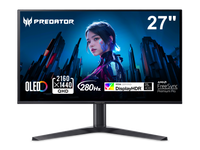 Acer Predator OLED X27U Z1bmiiprx 27" WQHD (2560 x 1440) Widescreen Gaming Monitor with AMD FreeSync Premium pro, 280Hz Refresh Rate, 0.03ms Response Time, 1000nits @ HDR 3%, DCI-P3 99%, Delta E<2