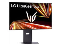 LG 32GX850A-B 32" UltraGear 4K UHD (3840 x 2160) Glossy OLED Gaming Monitor, Dual-Mode 165Hz/330Hz, 0.03ms, G-SYNC, FreeSync Premium Pro, TrueBlack 400, HDMI, DP, Tilt/Height/Swivel/Pivot Stand, Black