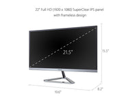 ViewSonic VX2276-SMHD 22 Inch 1080p Frameless Widescreen IPS Monitor with HDMI and DisplayPort