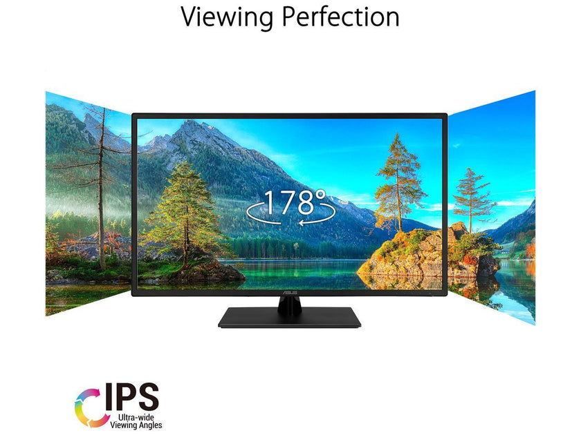 ASUS 31.5" 1080P Monitor (VA329HE) - Full HD, IPS, 75Hz, Adaptive-Sync, Eye Care, Low Blue Light, Flicker Free, HDMI, VGA, Wall Mountable, Tilt Adjustable