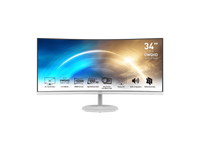 MSI Pro MP341CQW 34" UWQHD 3440 x 1440 (2K) 100 Hz 1ms (MPRT) / 4ms (GTG) Built-in Speakers Curved monitor